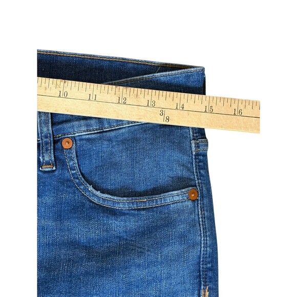 Madewell  9” Mid-Rise Skinny Jeans Women's Size 29 Medium Wash 27" Inseam AF683 - Picture 8 of 14